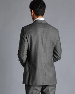 Suit Jackets|Blazers<Charles Tyrwhitt Italian Luxury Textured Suit Jacket - Light Grey