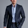 Suit Jackets|Blazers<Charles Tyrwhitt Italian Luxury Textured Suit Jacket - Ink Blue