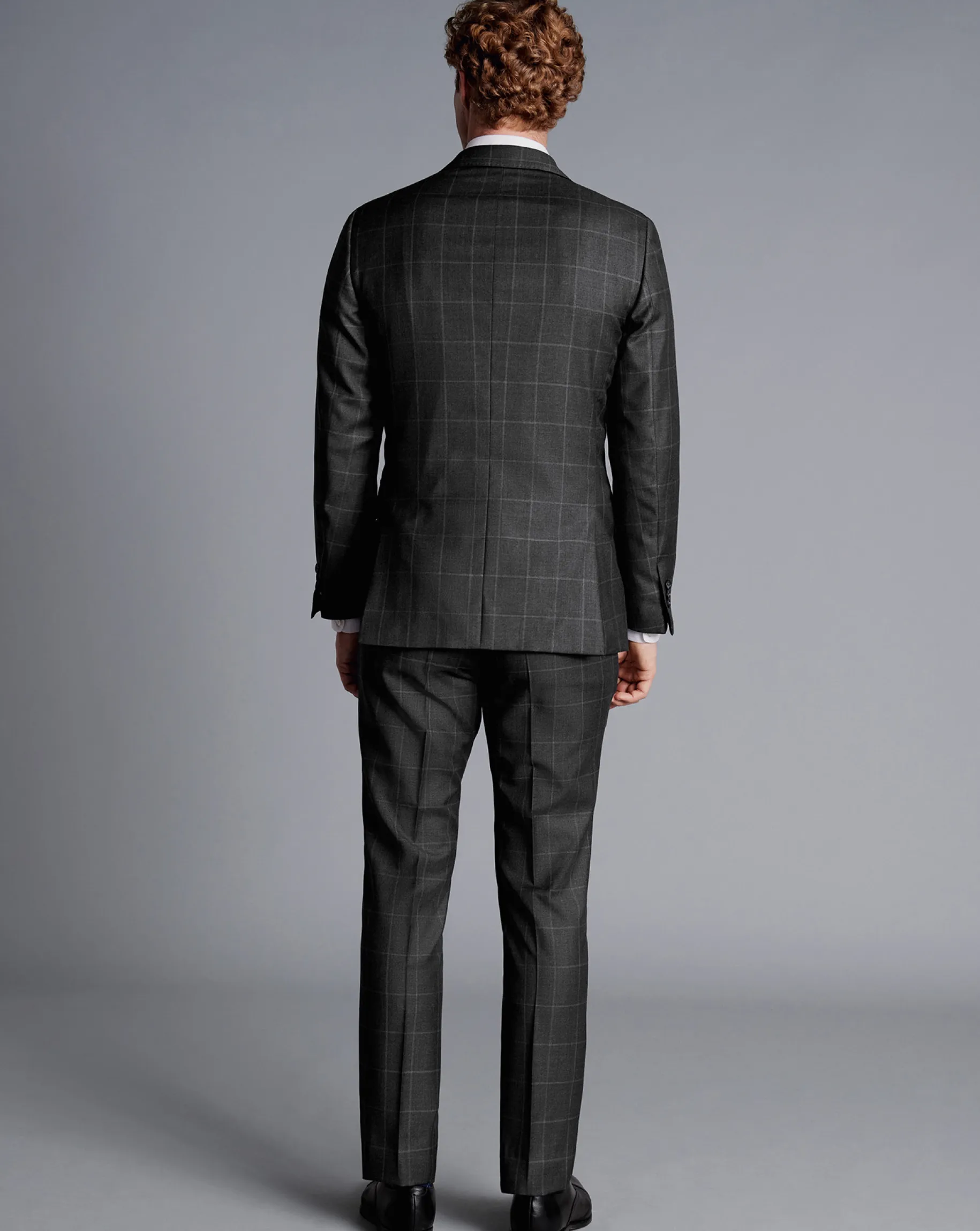 Suit Jackets|Blazers<Charles Tyrwhitt Italian Luxury Windowpane Suit Jacket - Grey