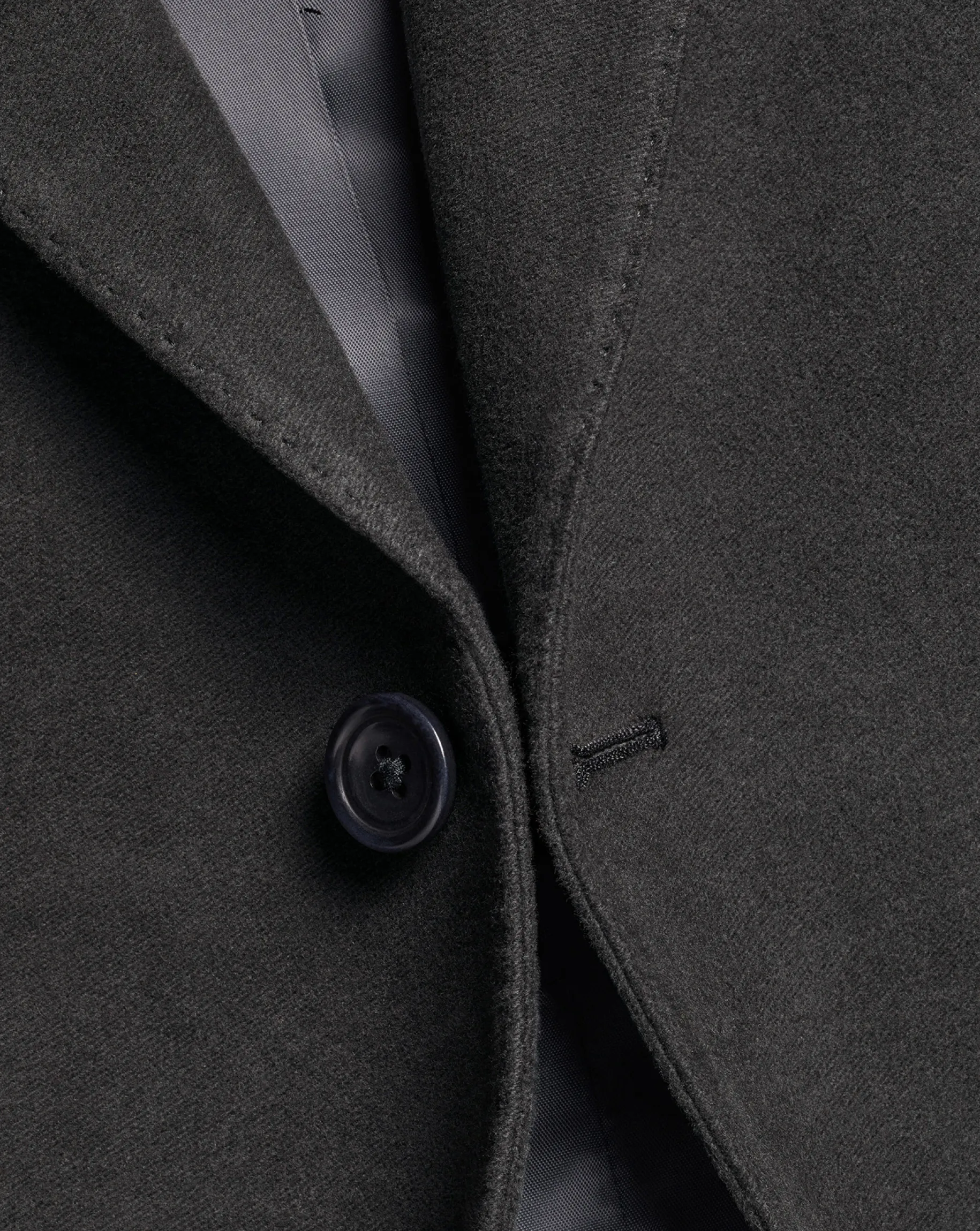 Coats & Jackets|Blazers<Charles Tyrwhitt Italian Moleskin Jacket - Dark Grey