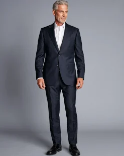 Suit Jackets|Blazers<Charles Tyrwhitt Italian Twill Suit Jacket - Navy