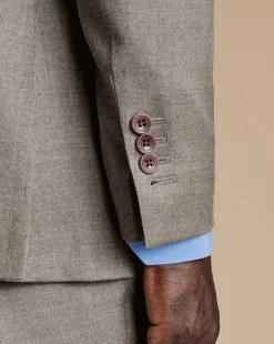 Suit Jackets|Blazers<Charles Tyrwhitt Italian Twill Suit Jacket - Taupe