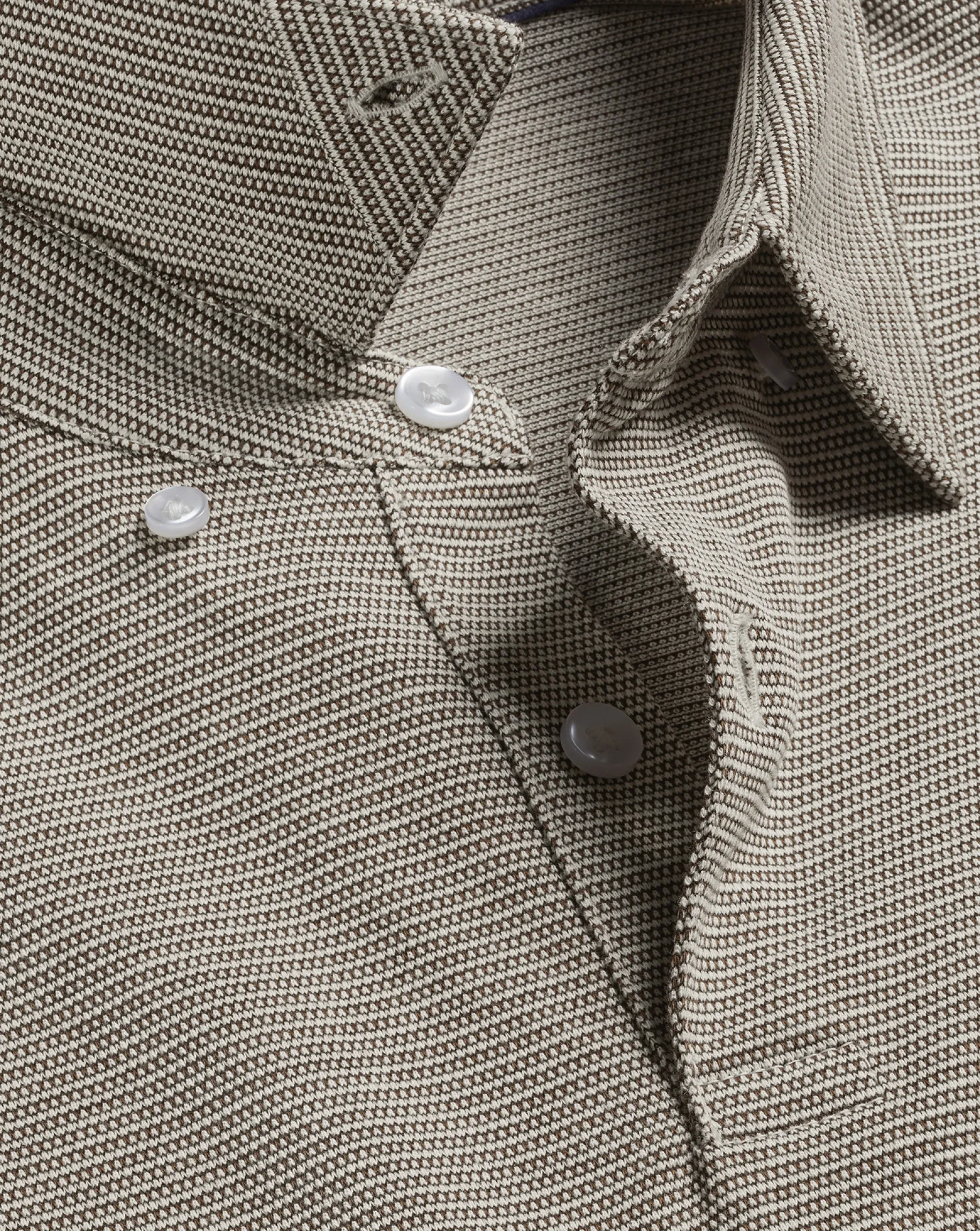 Shirt Sale|Polos<Charles Tyrwhitt Jacquard Polo - Mocha