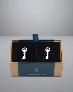 Accessories<Charles Tyrwhitt Key Cufflinks - Silver