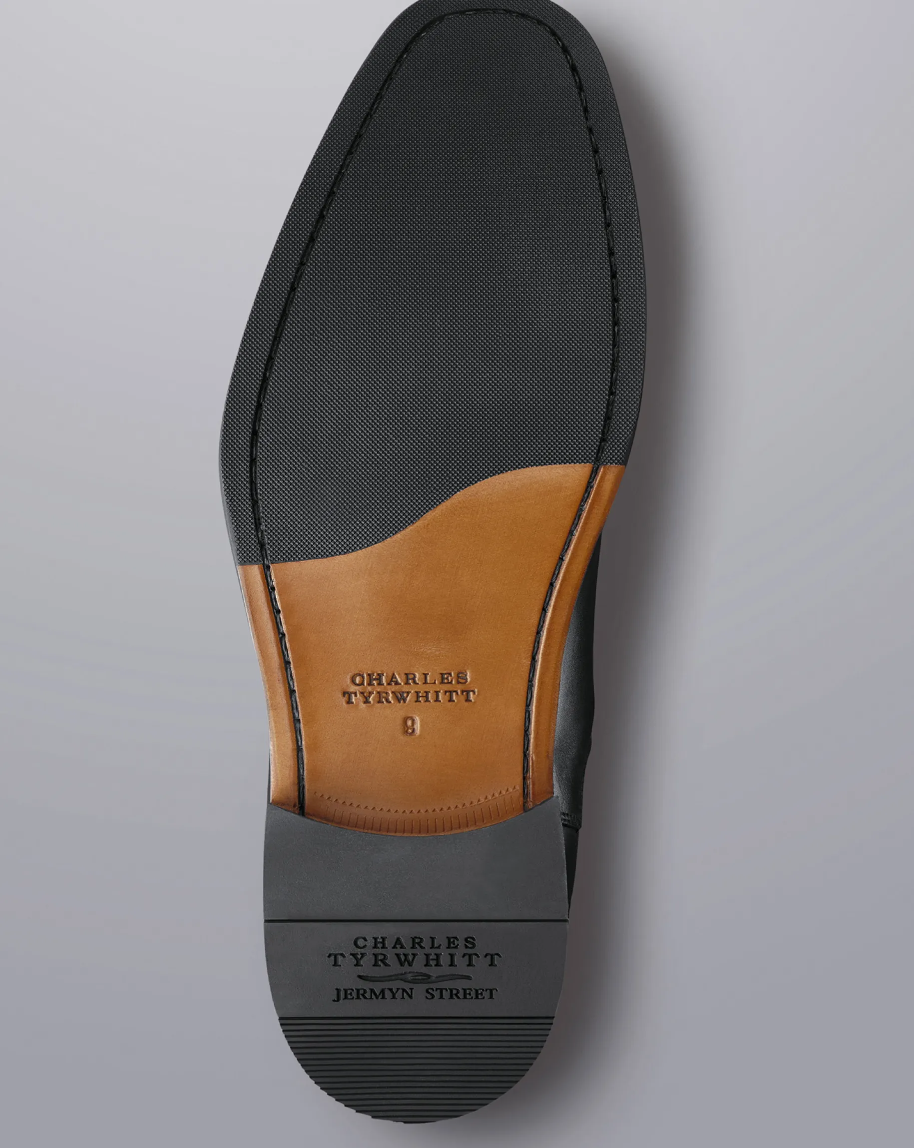 Boots|Black Shoes<Charles Tyrwhitt Leather Chelsea Boots - Black