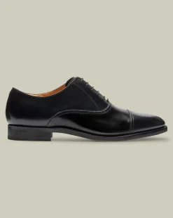 Smart Shoes|Black Shoes<Charles Tyrwhitt Leather Oxford Shoes - Black