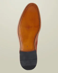 Smart Shoes|Brown Shoes<Charles Tyrwhitt Leather Oxford Shoes - Chestnut Brown