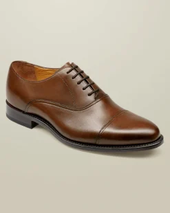 Smart Shoes|Brown Shoes<Charles Tyrwhitt Leather Oxford Shoes - Dark Tan