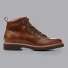 Boots|Brown Shoes<Charles Tyrwhitt Leather Rubber Sole Boots - Dark Tan
