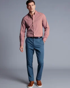 Sneakers|Brown Shoes<Charles Tyrwhitt Leather Sneakers - Dark Tan