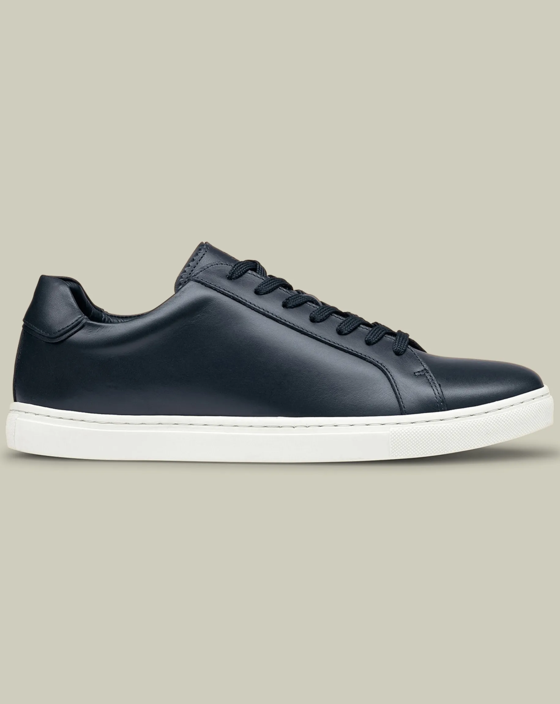 Blue Shoes|Sneakers<Charles Tyrwhitt Leather Sneakers - Navy