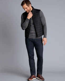 Golf Collection|Vests<Charles Tyrwhitt Lightweight Vest - Black