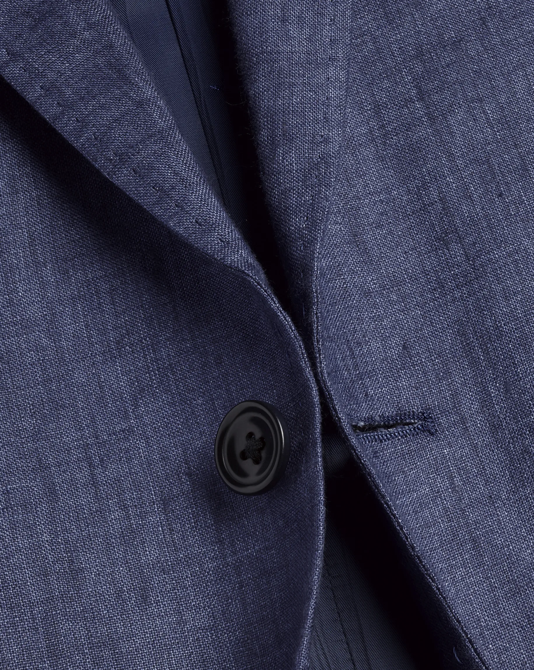 Coats & Jackets|Blazers<Charles Tyrwhitt Linen Jacket - Ocean Blue