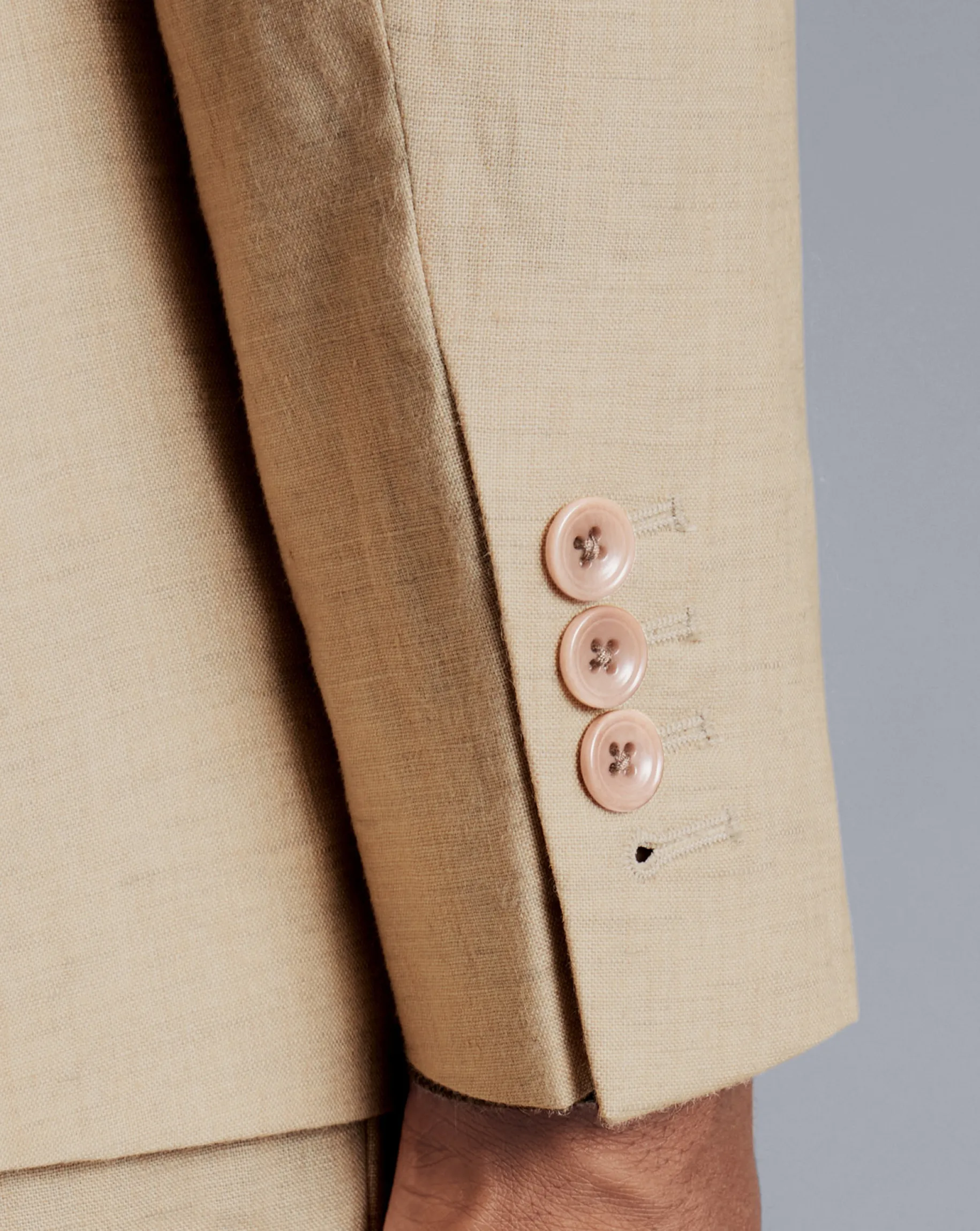 Coats & Jackets|Blazers<Charles Tyrwhitt Linen Jacket - Stone
