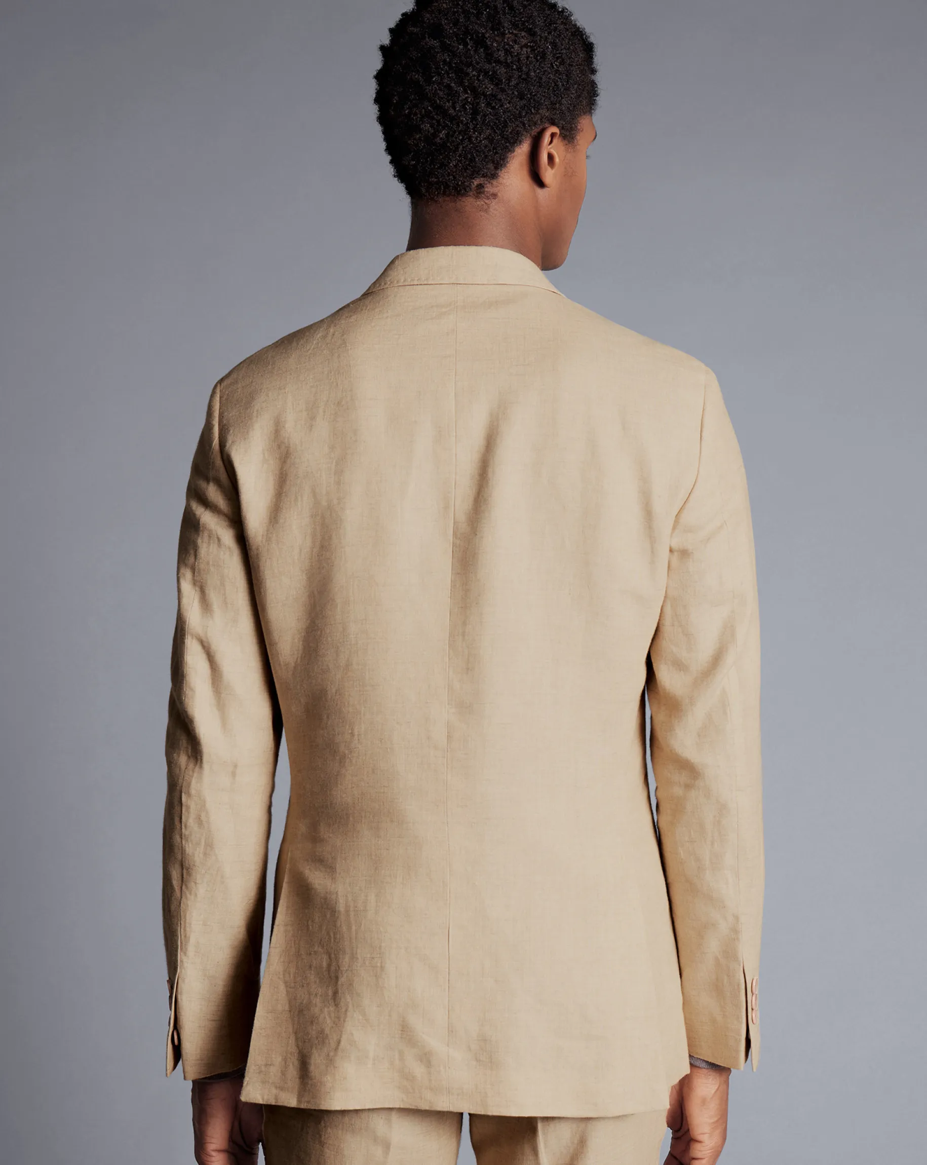 Coats & Jackets|Blazers<Charles Tyrwhitt Linen Jacket - Stone