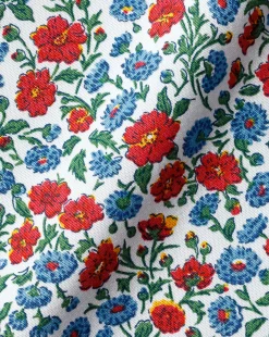 Business Casual Shirts|Casual Shirts<Charles Tyrwhitt Made With Liberty Fabric Floral Print Shirt Semi-Spread Collar Shirt - Red