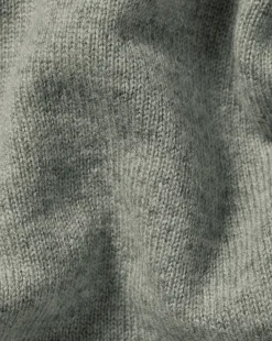 Sweaters|Green Sweaters<Charles Tyrwhitt Merino Cashmere Button Neck Sweater - Sage Green