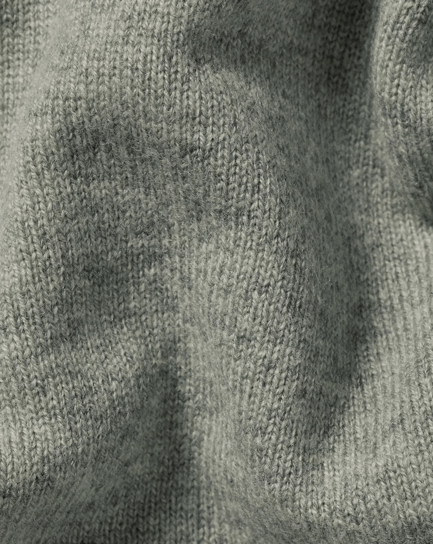 Sweaters|Green Sweaters<Charles Tyrwhitt Merino Cashmere Button Neck Sweater - Sage Green
