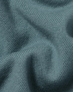 Sweaters<Charles Tyrwhitt Merino Cashmere Crew Neck Sweater - Pale Green Teal