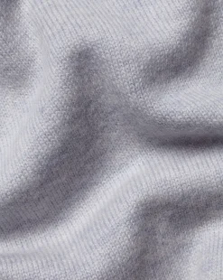 Sweaters<Charles Tyrwhitt Merino Cashmere Hooded Zip Through Sweater - Silver