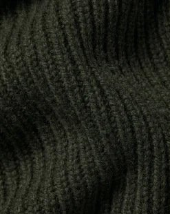 Cardigans|Green Sweaters<Charles Tyrwhitt Merino Chunky Shawl Neck Cardigan - Dark Olive