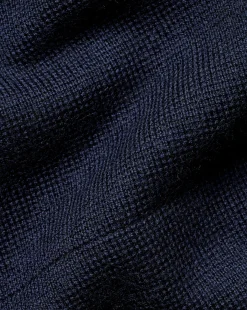 Golf Collection|Sweaters<Charles Tyrwhitt Merino Funnel Neck Vest - Navy