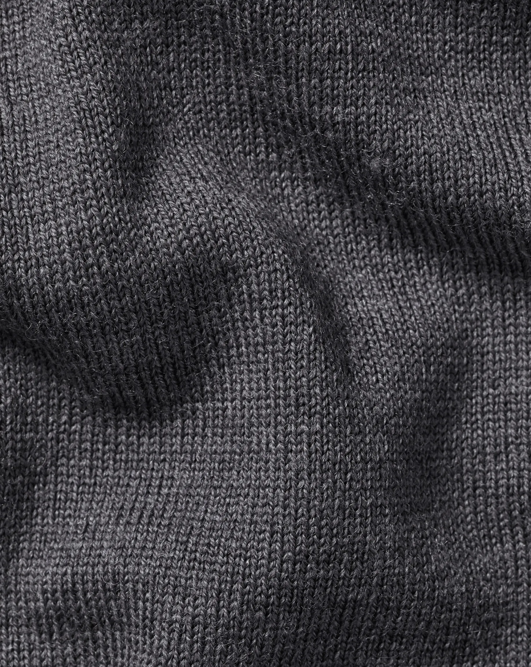 Grey|Long Sleeve polos<Charles Tyrwhitt Merino Polo Sweater - Grey