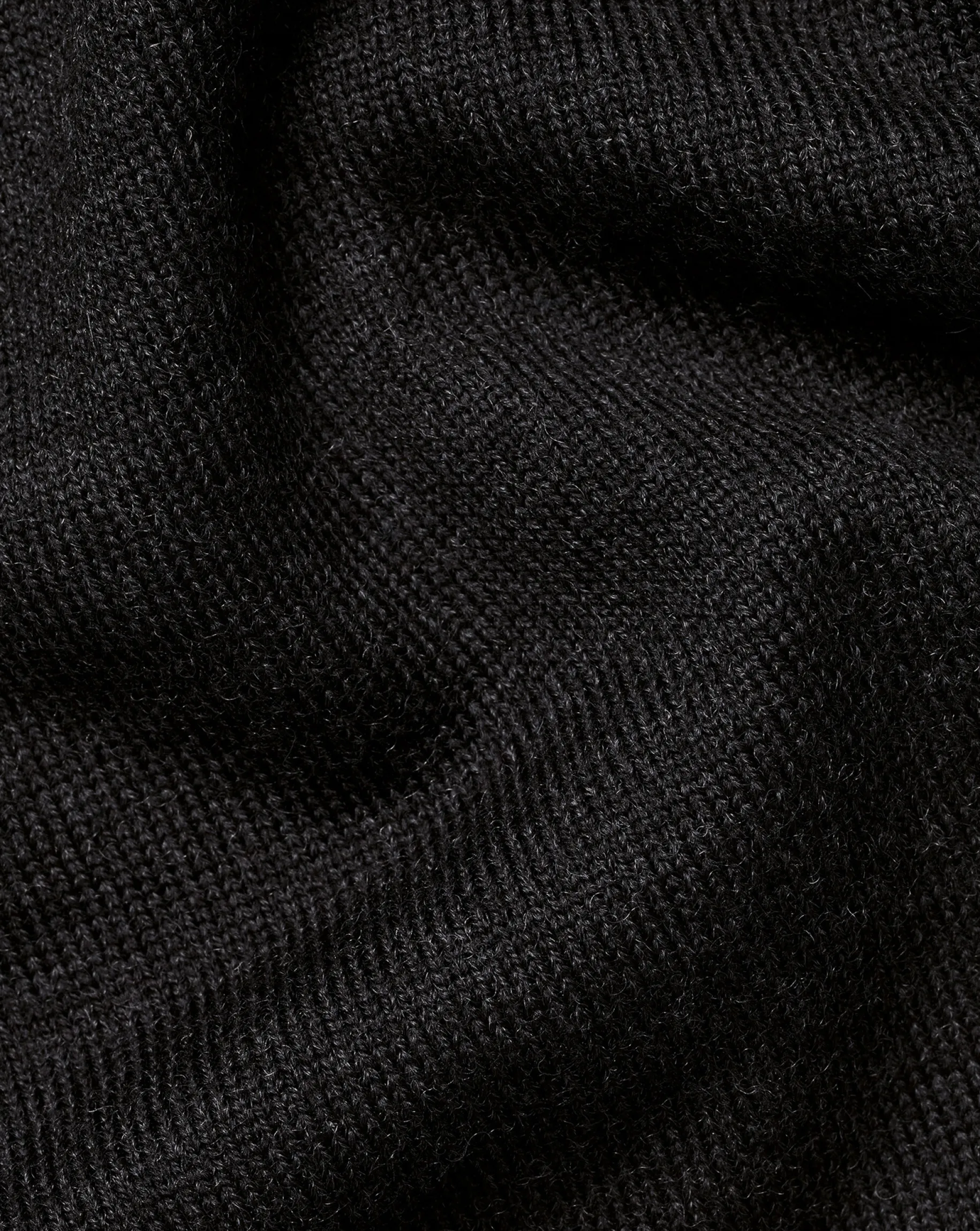 Grey Sweaters|Quarter Zip Sweaters<Charles Tyrwhitt Merino Quarter Zip Sweater - Grey Charcoal