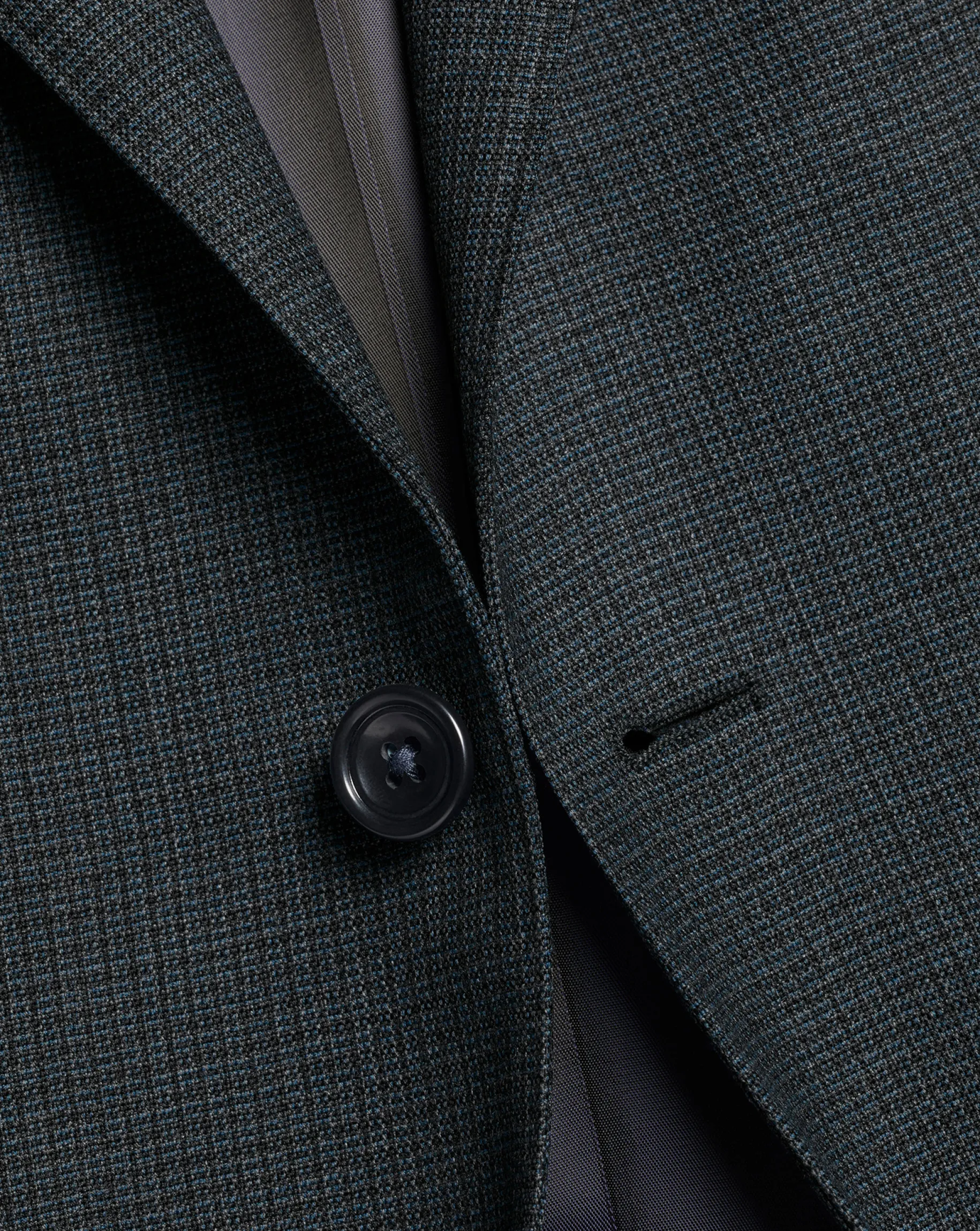 Suit Jackets|Blazers<Charles Tyrwhitt Micro Check Suit Jacket - Dark Grey