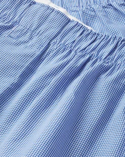 Underwear<Charles Tyrwhitt Micro Grid Woven Boxers - Royal Blue
