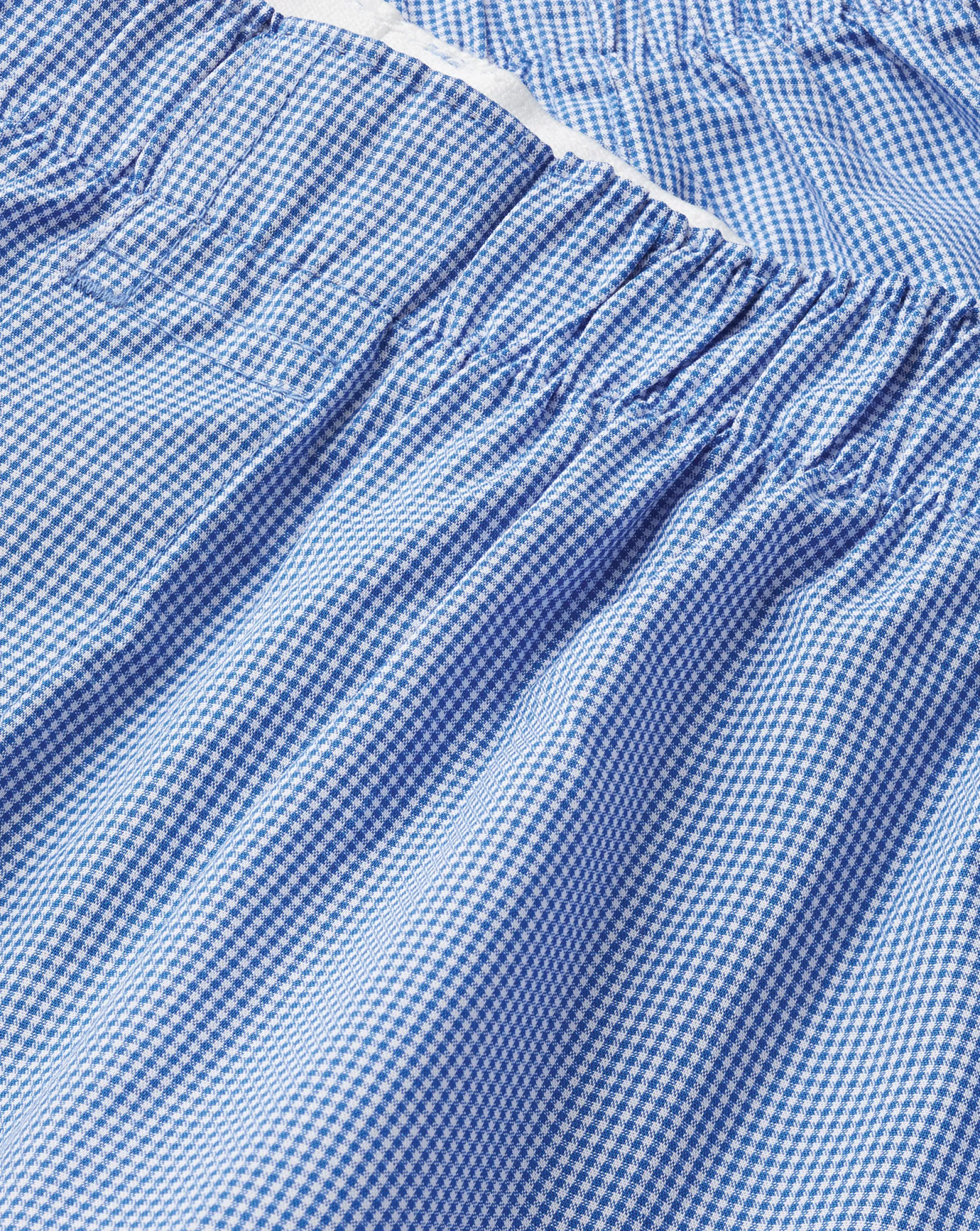 Underwear<Charles Tyrwhitt Micro Grid Woven Boxers - Royal Blue