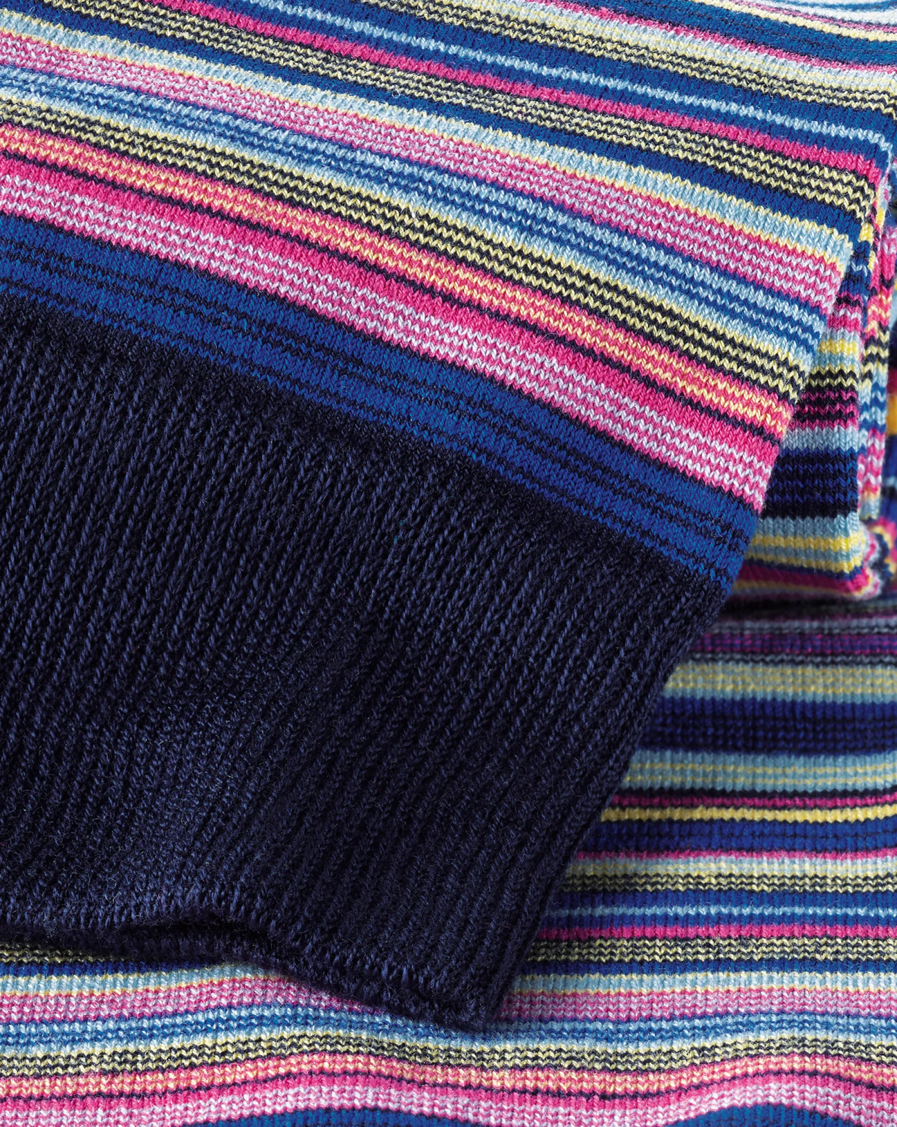 Socks<Charles Tyrwhitt Multi Stripe Socks - Pink & Cobalt Blue Bright Pink & Cobalt Blue