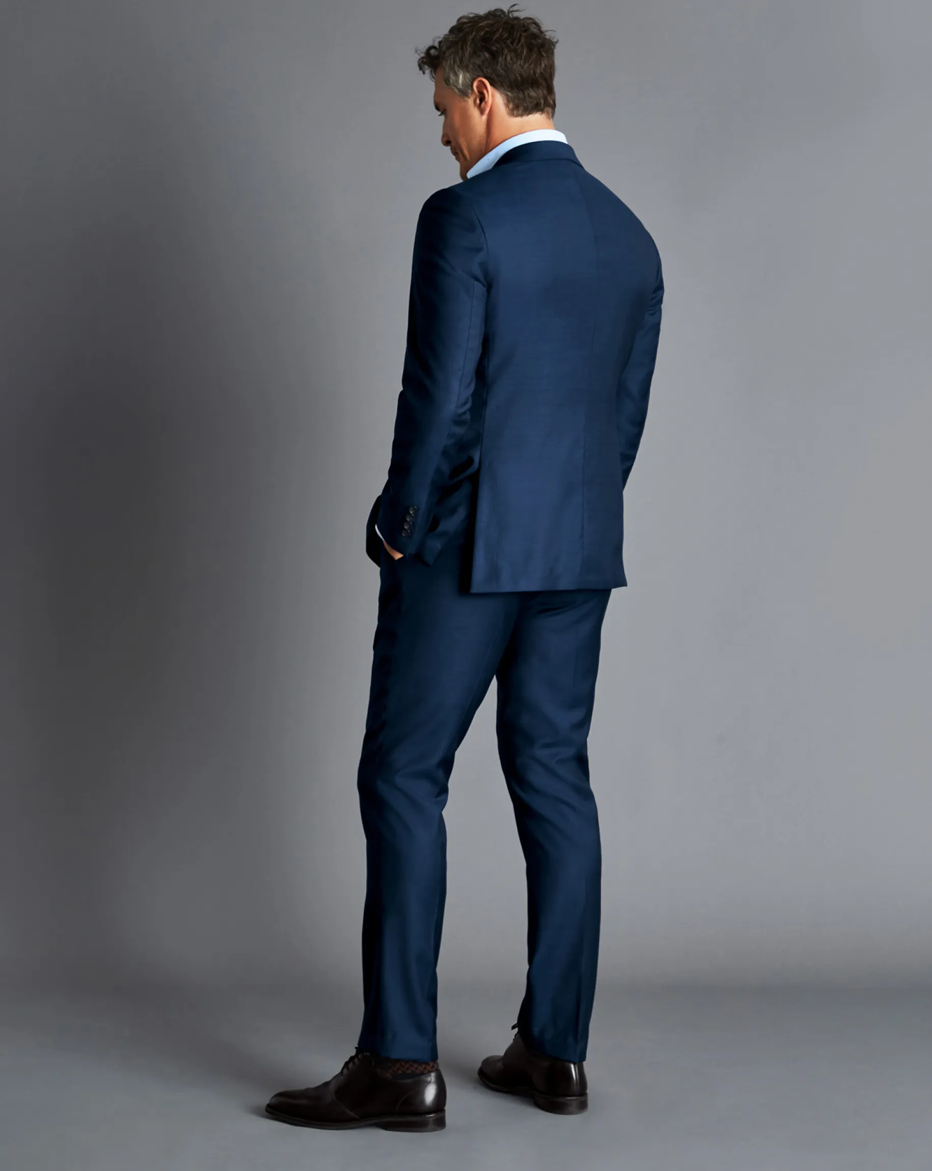 Suit Jackets|Blazers<Charles Tyrwhitt Natural Stretch Twill Suit Jacket - Royal Blue