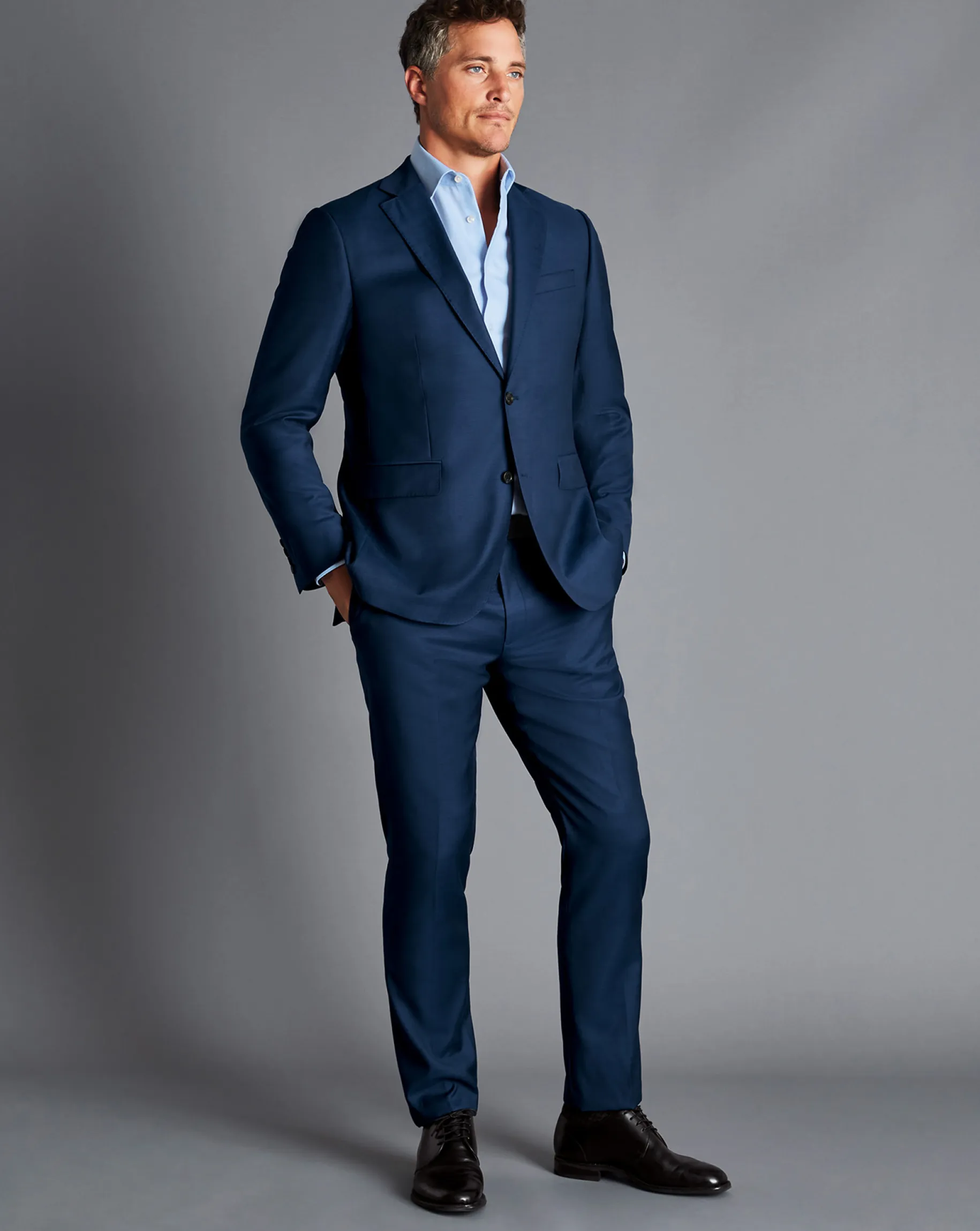 Suit Jackets|Blazers<Charles Tyrwhitt Natural Stretch Twill Suit Jacket - Royal Blue