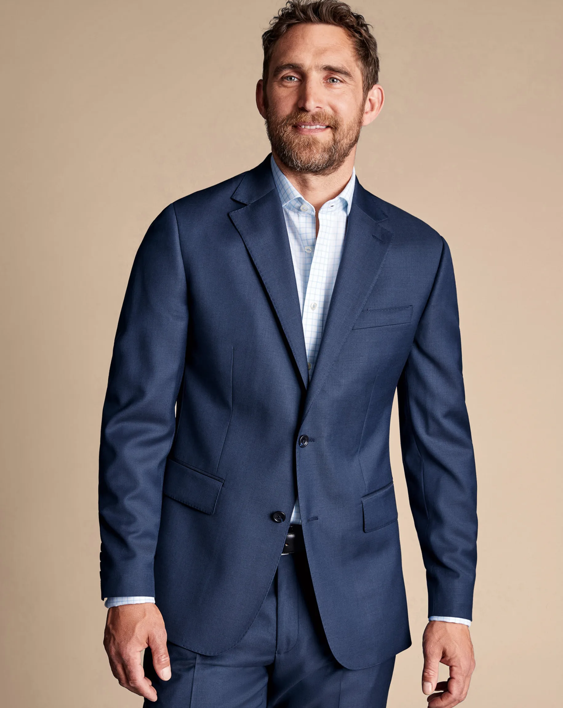 Suit Jackets<Charles Tyrwhitt Natural Stretch Twill Suit Jacket - Blue Royal