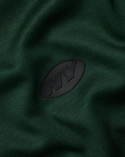 green|Short Sleeve polos<Charles Tyrwhitt New York Jets Cotton Jersey Polo - Dark Green
