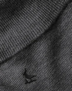 Quarter Zip Sweaters|Sweaters<Charles Tyrwhitt New York Jets Merino Quarter Zip Sweater - Grey