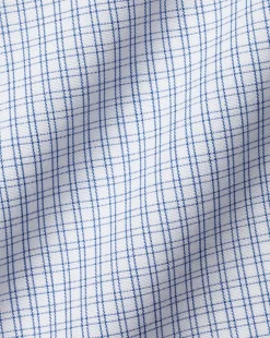 Shirt Sale|Dress Shirts<Charles Tyrwhitt Non-Iron Double Check Shirt - Cobalt Blue