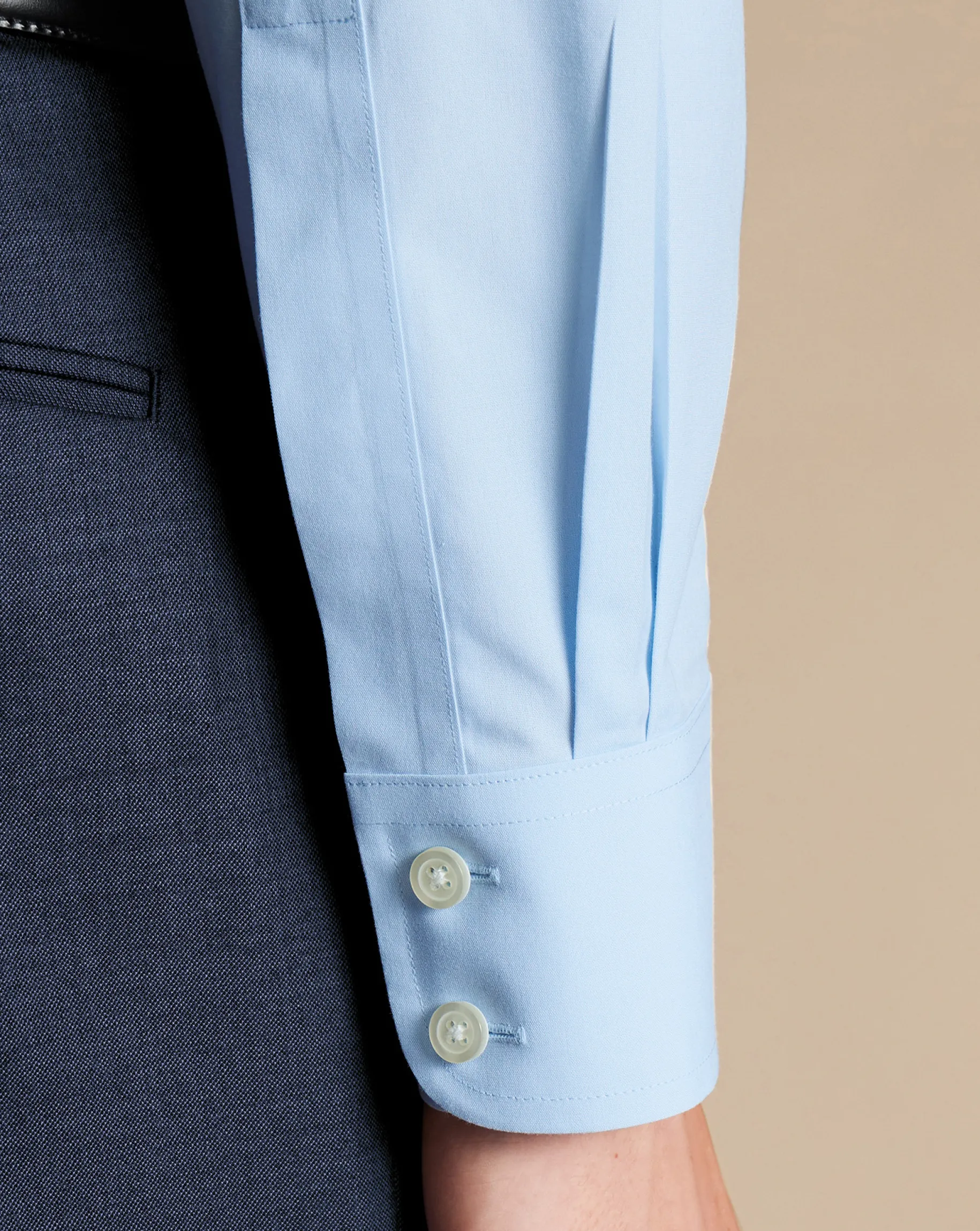Dress Shirts|Blue Shirts<Charles Tyrwhitt Non-Iron Poplin Shirt - Blue Sky