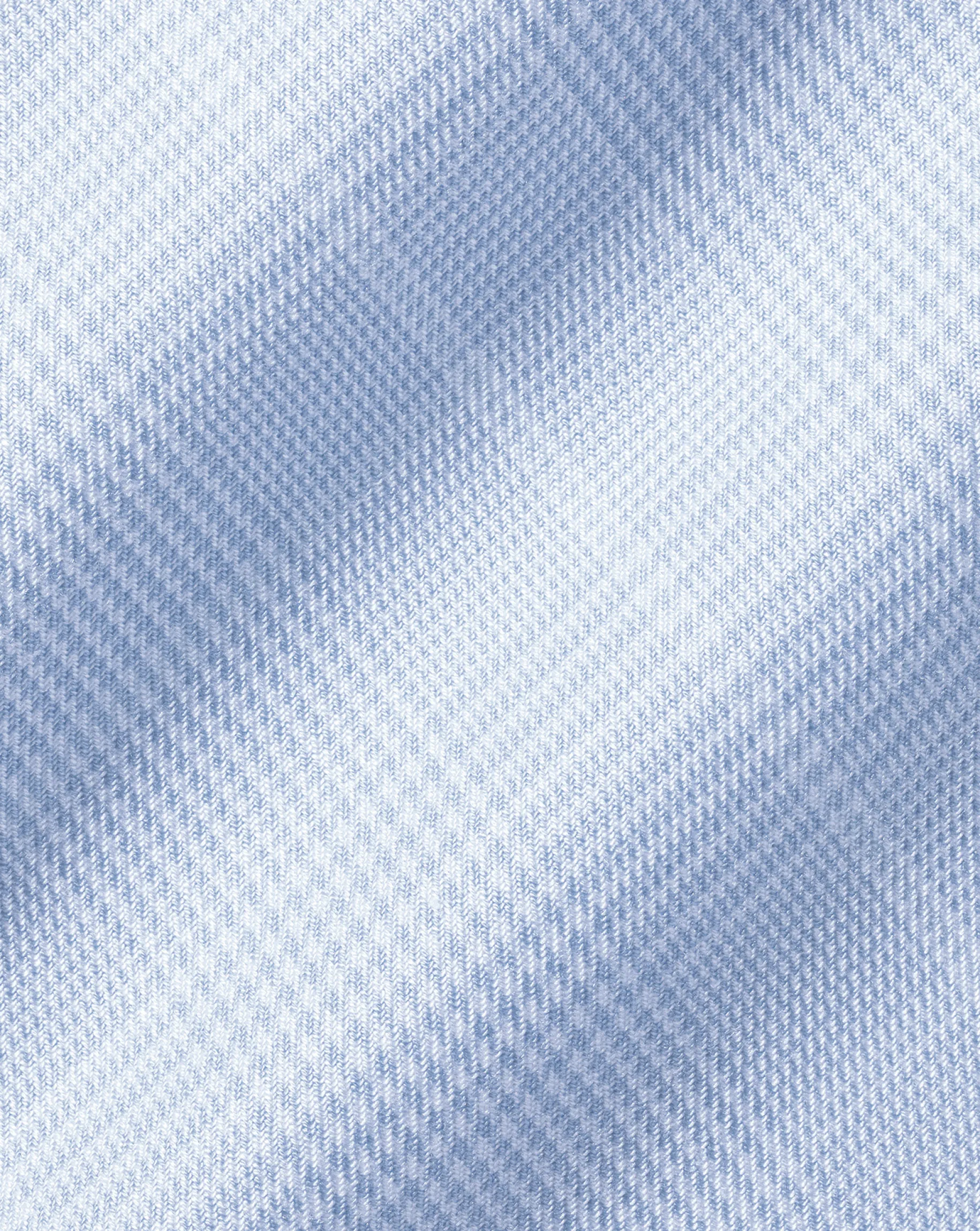 Dress Shirts|Check Shirts<Charles Tyrwhitt Non-Iron Prince of Wales Check Shirt - Cornflower Blue