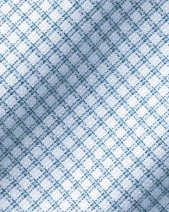 Dress Shirts|Check Shirts<Charles Tyrwhitt Non-Iron Royal Oxford Check Shirt - Light Blue