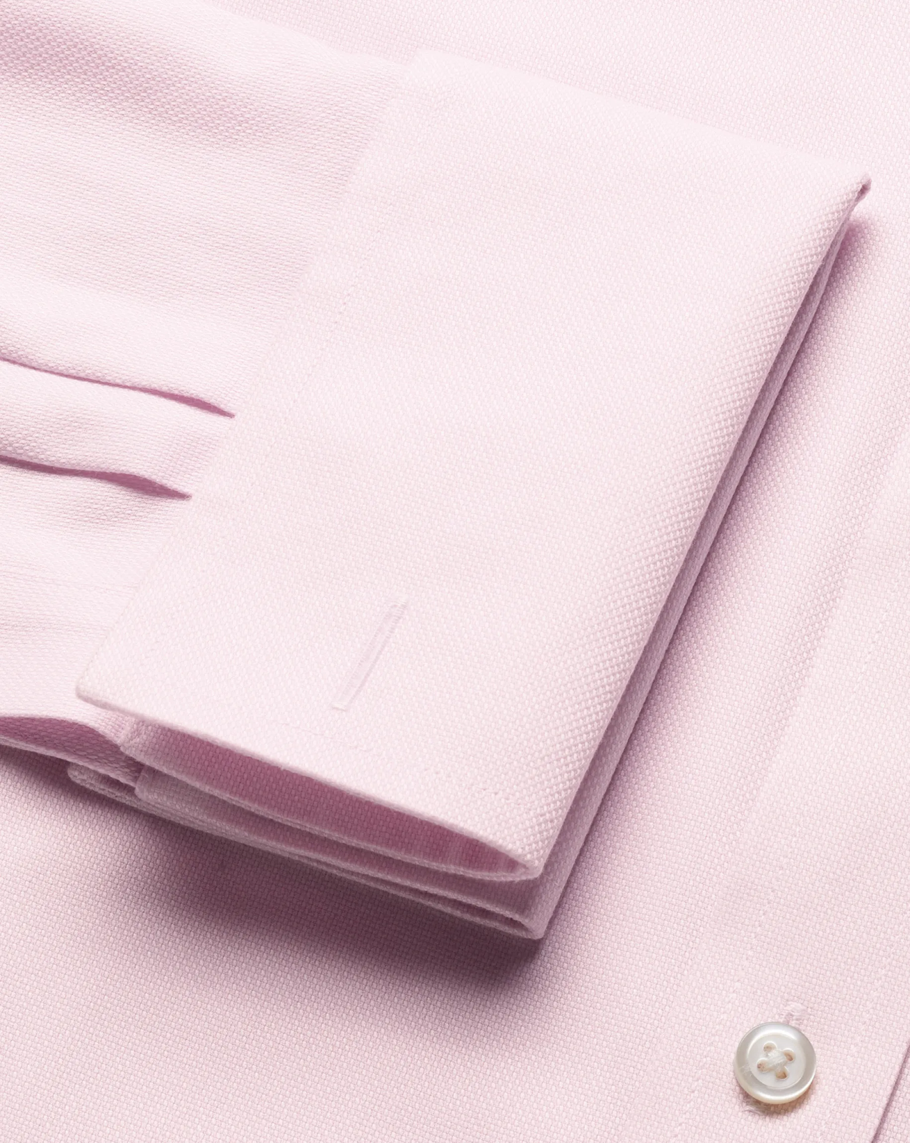 Dress Shirts|M<Charles Tyrwhitt Non-Iron Royal Oxford Shirt - Light Pink