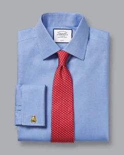 Dress Shirts|Blue Shirts<Charles Tyrwhitt Non-Iron Royal Oxford Shirt - Ocean Blue