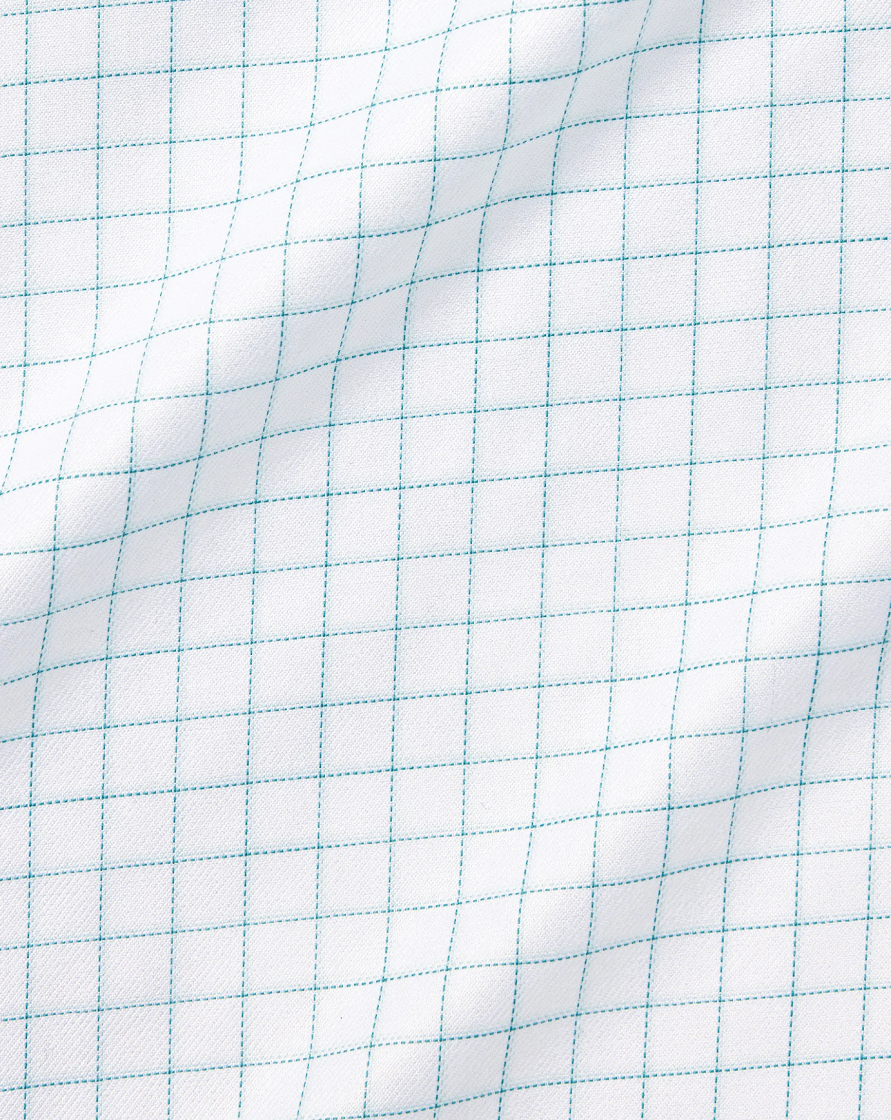 Shirt Sale|Dress Shirts<Charles Tyrwhitt Non-Iron Twill Fine Shadow Check Shirt - Green Aqua