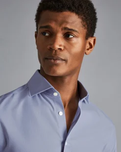Shirt Sale|Dress Shirts<Charles Tyrwhitt Non-Iron Twill Shirt - Indigo Blue