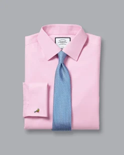 Dress Shirts|Pink Shirts<Charles Tyrwhitt Non-Iron Twill Shirt - Pink