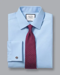 Dress Shirts|Blue Shirts<Charles Tyrwhitt Non-Iron Twill Shirt - Blue Sky