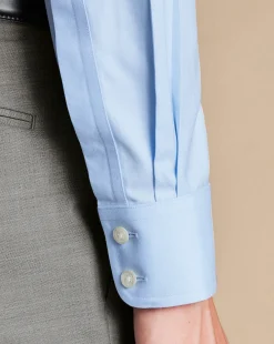 Dress Shirts|Blue Shirts<Charles Tyrwhitt Non-Iron Twill Shirt - Blue Sky