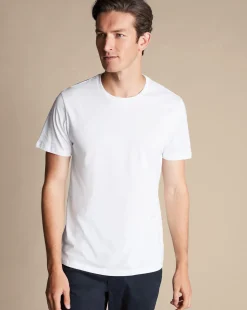 Nightwear & Pajamas<Charles Tyrwhitt 2-Pack Crew Neck Cotton T-Shirt - White