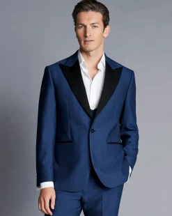 Suit Jackets<Charles Tyrwhitt Peak Lapel Dinner Suit Jacket - Royal Blue
